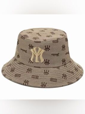 New Brown Logo Bucket Hat - NY Style